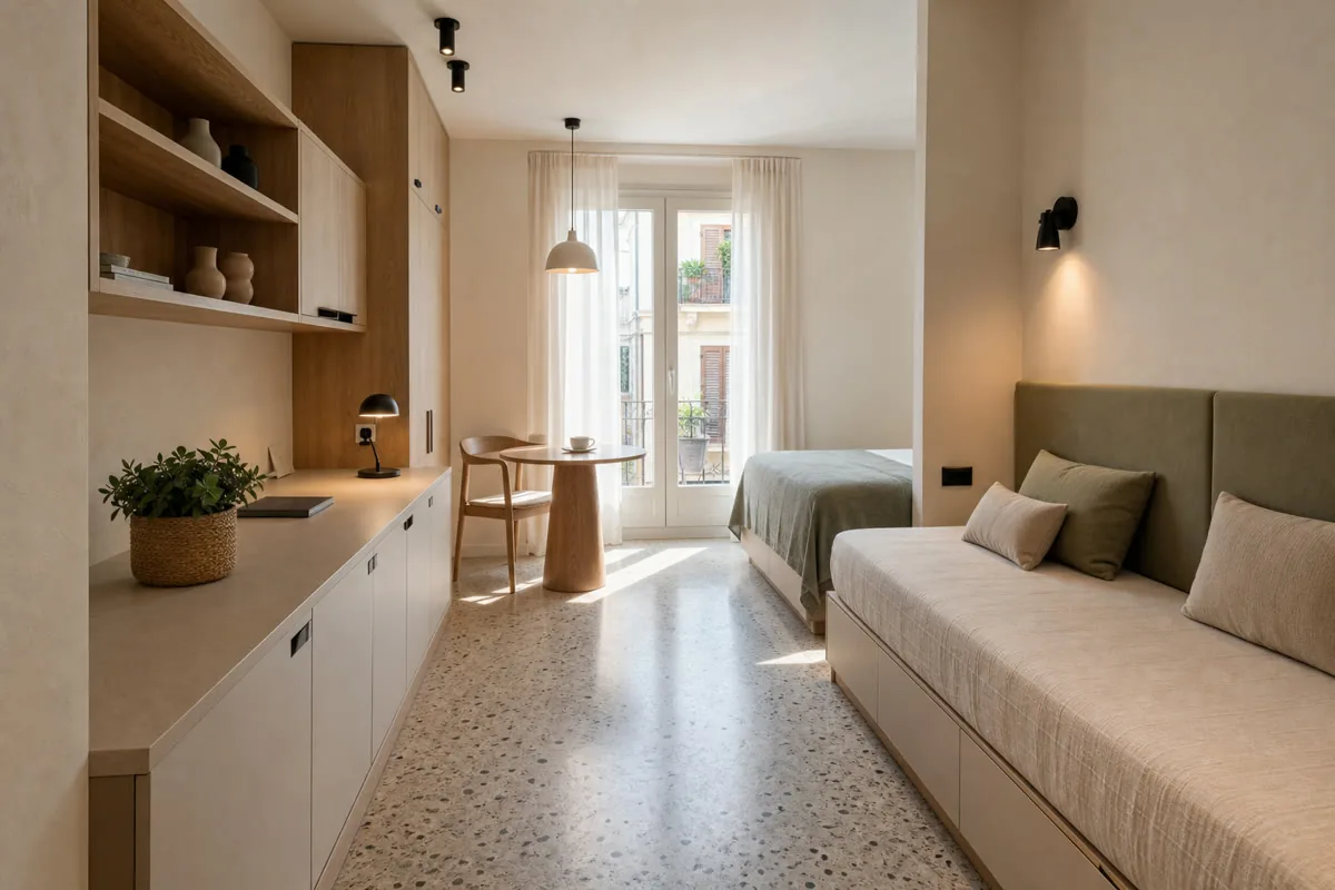 Visualización orientativa de muebles a medida para restaurantes en Mijas